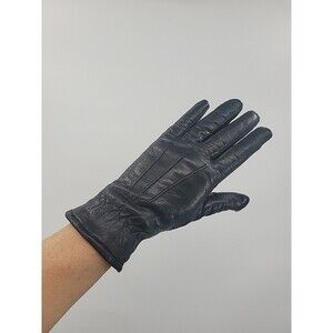 Gates Black Leather Ladies Gloves Sz S Thinsulate Lining
